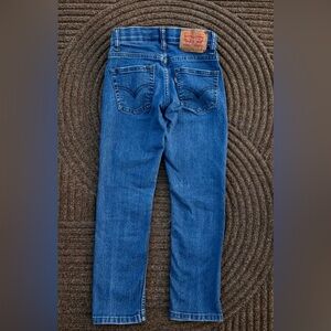 Levi's Jeans 511 Boys Slim Fit Adjustable Waist Size 8 Denim Blue School Casual